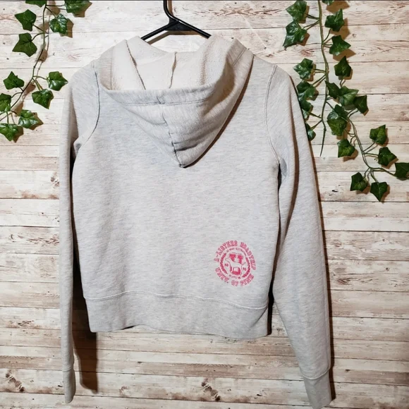 PINK Victoria's Secret A Lister Road Trip 86 Live Full Zip Up Hoodie VS Grey - Picture 8 of 8